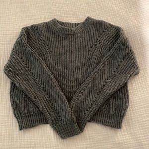 Zaful Grey Knit Sweater